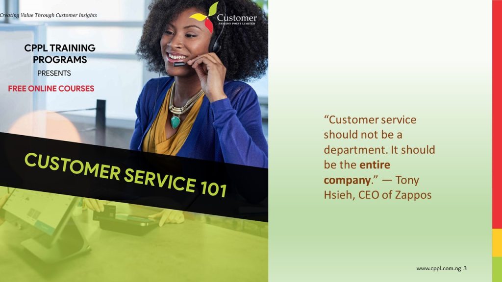 Customer Service 101